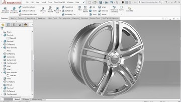 Audi Rim - SolidWorks Tutorials
