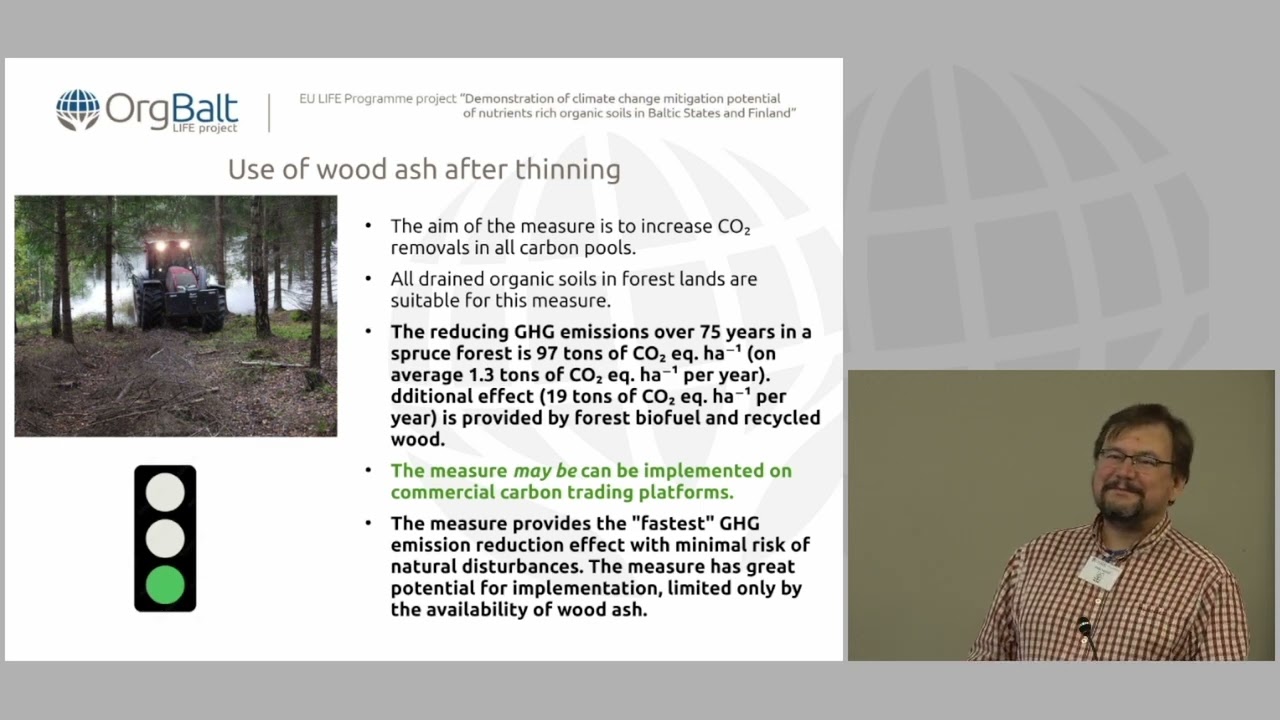 LIFE OrgBalt conference: Scenarios for reduction of GHG emissions from nutrients-rich organic soils