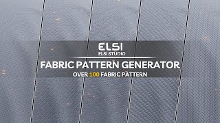 Substance Painter Fabric Generator ( Over 100 Fabric Patterns )