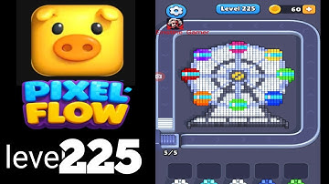 Pixel Flow level 225 Walkthrough Solution