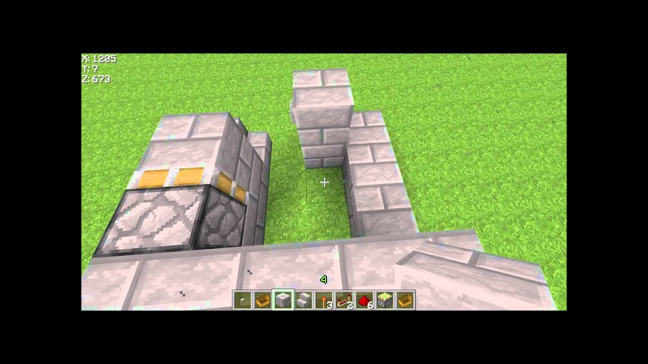 Minecraft : Elevator Tutorial - YouTube