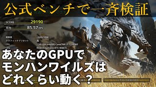 あなたのGPUで「モンスターハンターワイルズ」はどれくらい動く？公式ベンチマークで一斉検証【RTX 5090/5080ほか計14種類で検証】