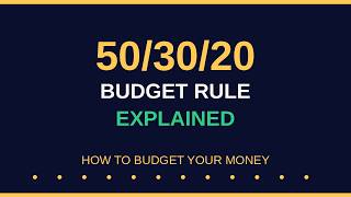 How to Budget Money: The 50/30/20 Rule (Explained in 5 Minutes)