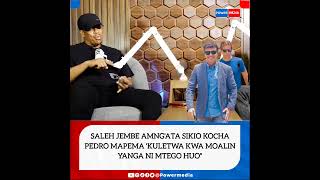 SALEH JEMBE AMSHTUA MAPEMA KOCHA PEDRO 'KOCHA MOALIN KULETWA YANGA SC NI MTEGO HUO'