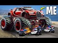 Turning super cars into monster trucks on gta 5 rp