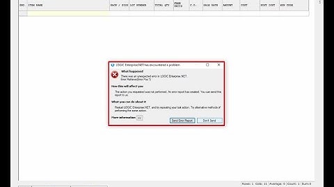 ERROR WHILE RETRIEVING OR MODFIYING BILL
