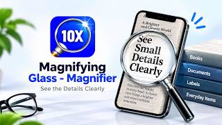Magnifying Glass Magnifier App | Zoom, Read Small Text & See Details Clearly screenshot 2