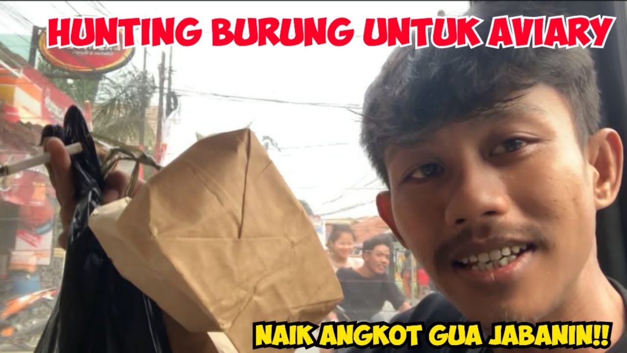 HUNTING BURUNG DI KIOS UNTUK AVIARY NAIK ANGKOT GUE JABANIN DAH DEMI AVIARY !!