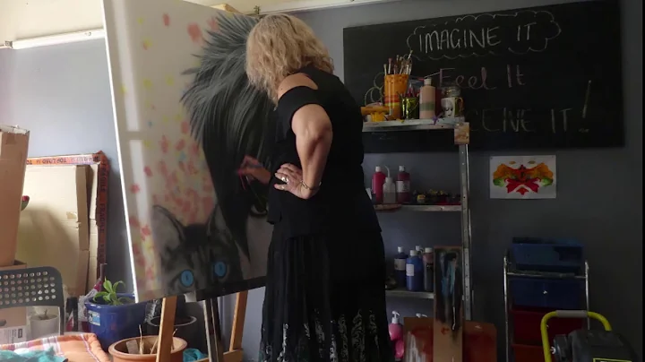 Spellbound Airbrushed painting by Teresa Franks