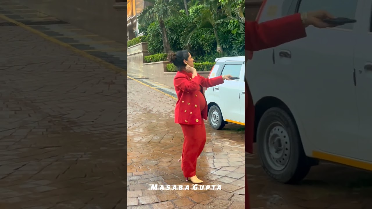 Masaba Gupta at  ‘Yes Moms’ campaign by “Slurrp farm” 