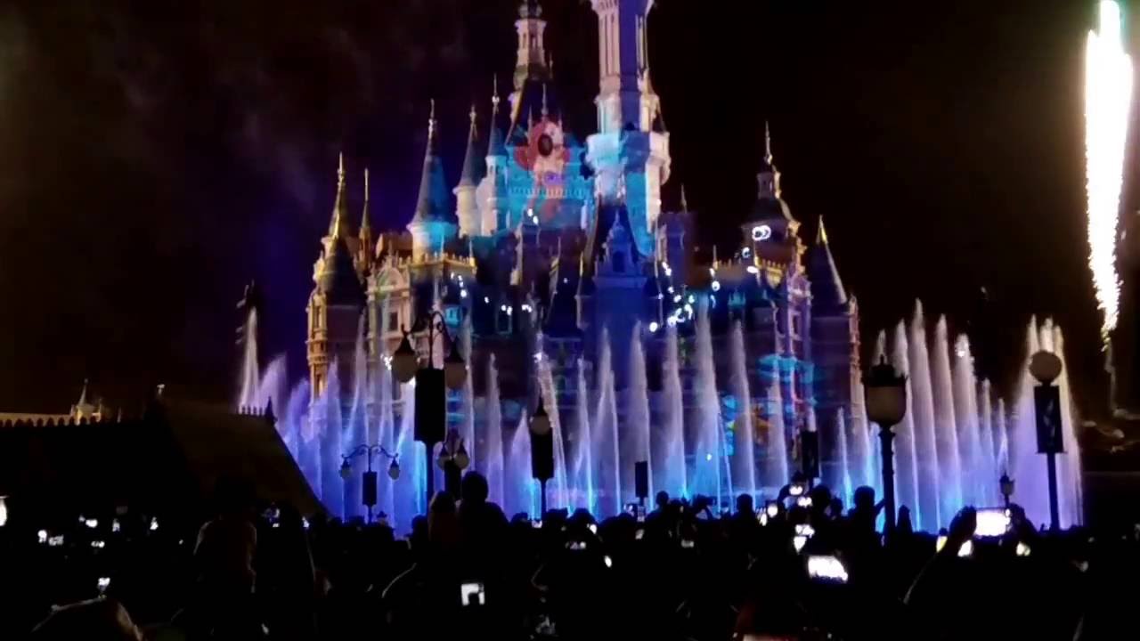 Shanghai Disneyland Fireworks 上海迪斯尼乐园烟花 Youtube