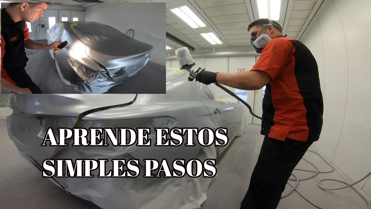 PASOS SIMPLES PARA PINTAR UN AUTO DE COLOR SILVER