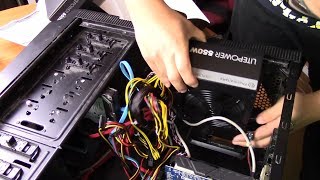 How to install new power supply in your PC (Thermaltake Litepower 550W)