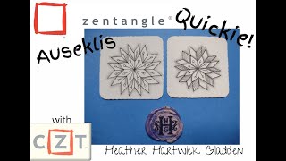 Zentangle® Quickie: Auseklis