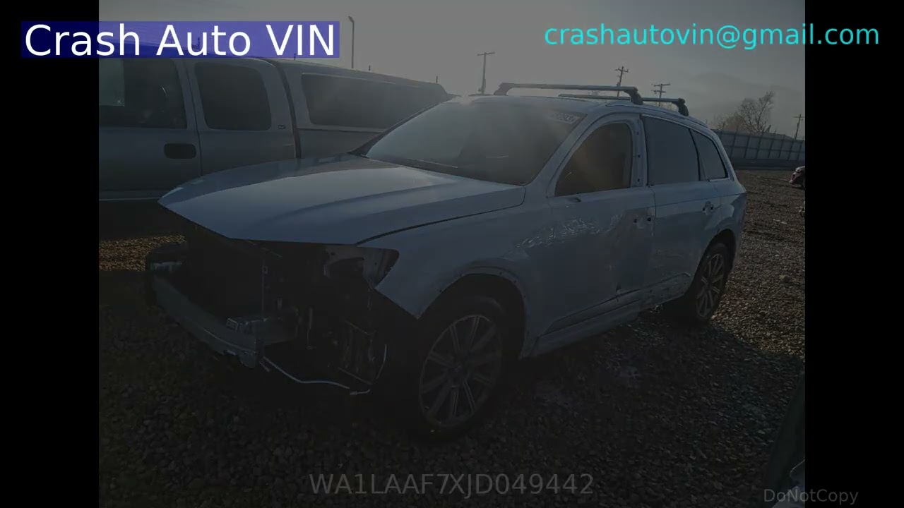 WA1LAAF7XJD049442 Audi 2018 Q7 - YouTube