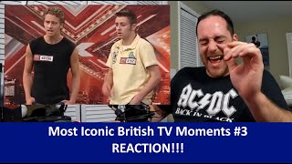 American Reacts MOST ICONIC BRITISH TV MOMENTS #3 Reaction