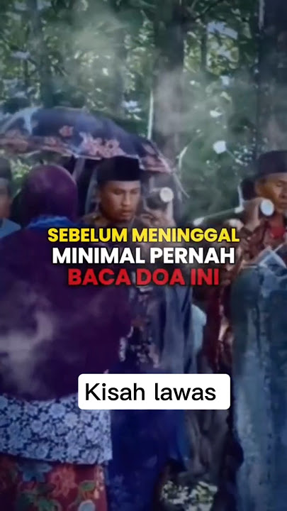 sebelum meninggal minimal pernah baca doa ini #islam #kisahnabi #kisahislami #shorts
