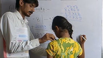 Class 4 Maths Chapter 5 Ex-5.2 | subtraction of numbers | Maths for class 3, 4 & 5 संख्याओं का घटाना