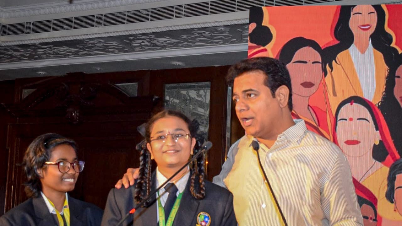 5th Anniversary Celebration of We Hub | KTR | Pallavi International School, Boduppal