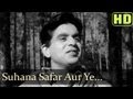 Suhana safar aur ye  madhumati songs  dilip kumar  vyjayantimala  mukesh