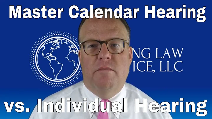 Master or Individual Hearing