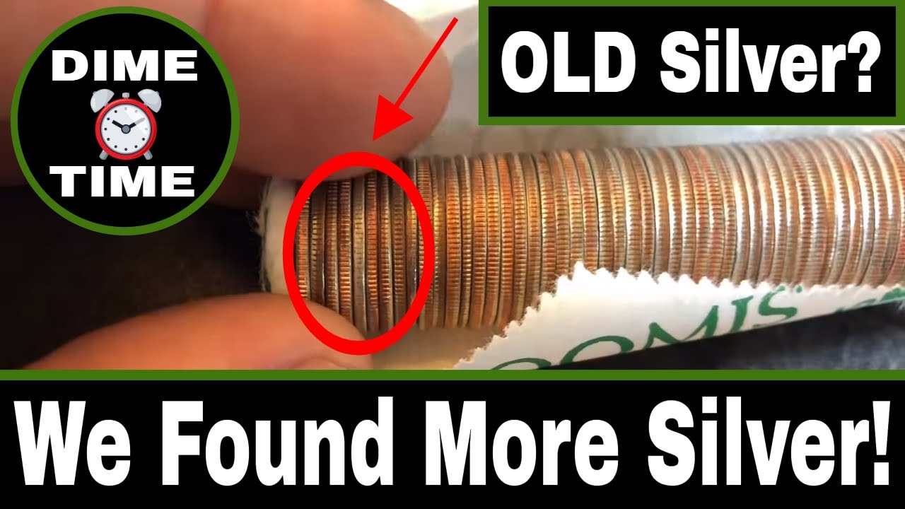 Dime Time! Roll Hunting Dimes The Silver Stack Grows! YouTube
