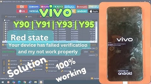 Y90 | Y91 | Y93 | Y95 , Red state failed verification solutions || 💯 working