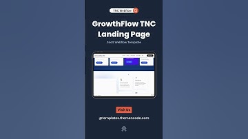 GrowthFlow TNC Landing Page - SaaS Webflow Template