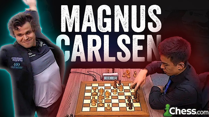 Carlsen es TRICAMPEÓN del MUNDO gracias a esta partida de ajedrez