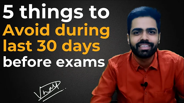 Avoid these 5 things during last 30 days before CA...