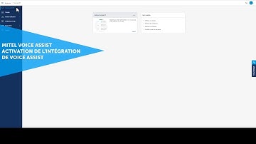 Mitel Voice Assist : Activation de L
