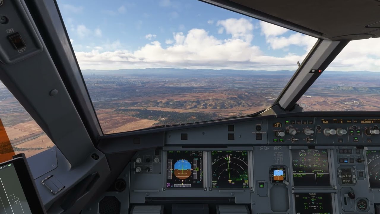 MSFS | FENIX A321(IAE SL) | Madrid(LEMD) RW32R