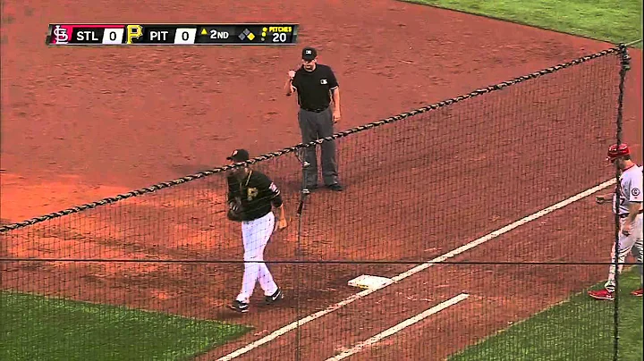 2013/08/31 Pirates turn double play