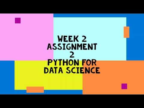Python For Data Science | NPTEL | Week 2 | assignment solution 2 | 2023 ...