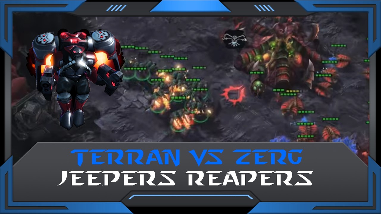 StarCraft 2 (RuFF Highlight): Jeepers Reapers