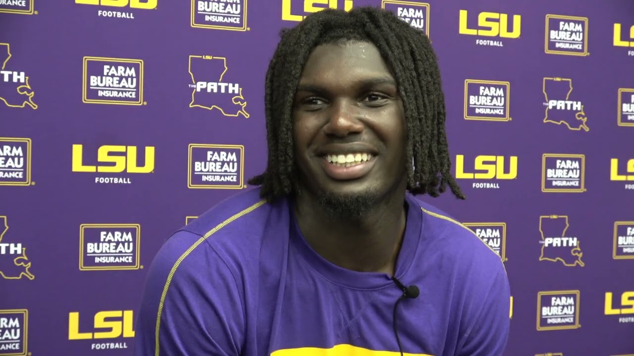 Интервью в августовском лагере LSU TE Trey'Dez Green Tigers
