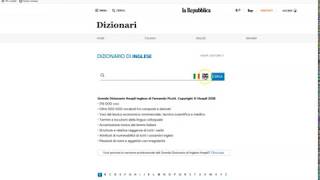 Dizionario italiano inglese online gratuito