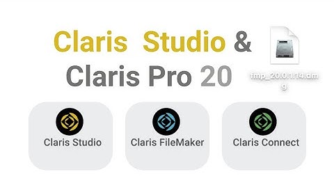 NEW Claris Studio & Claris Pro 20 FileMaker Quick tour.