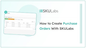 SKULabs Purchase Orders Overview