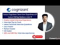 Fresher Cognizant Interview Experience 2025 | Freshers Hiring Update | All Clusters Questions