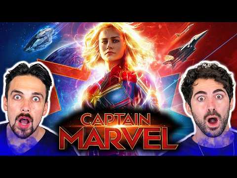 *CAPTAIN MARVEL* is UNBELIEVABLY STRONG | First Time Watching | Movie Reaction | Review