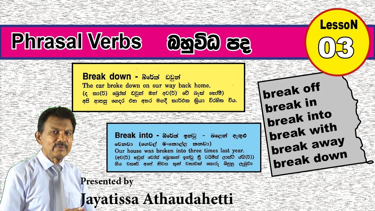 Phrasal Verbs - 3