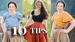 How to ACTUALLY Sew a Hand Made Wardrobe | 10 Tips