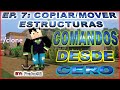 EP.7 😎CURSO: COMANDOS DESDE CERO😲 COPIAR ESTRUCTURAS /CLONE 👀 #minecraft #bedrock