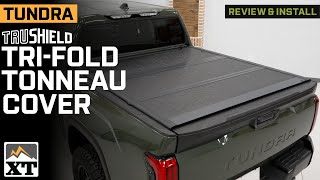 2022-2025 Tundra TruShield Low Profile Hard Tri-Fold Tonneau Cover Review & Install