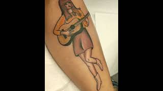 Francoise Hardy Pin Up Tattoo