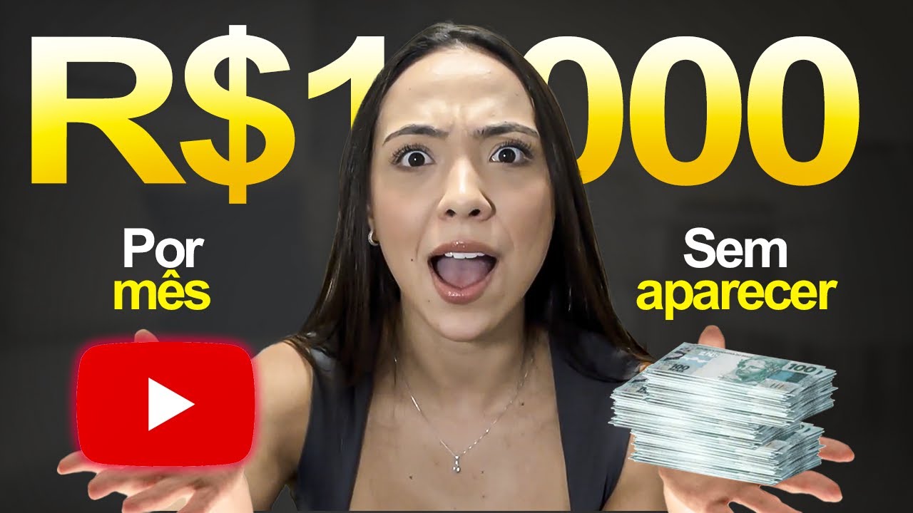 Como GANHAR R$1.000 por mês com YOUTUBE SEM APARECER