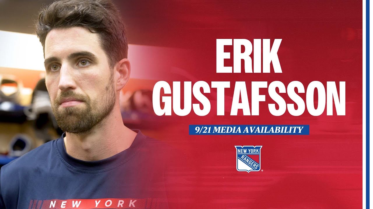 New York Rangers: Erik Gustafsson l Media Availability | September 21, 2023