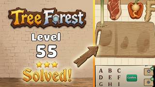 Tree Forest: Detective Words - Level 55 Walkthrough 🧩 | Full Solution & Gameplay! 🌲✨