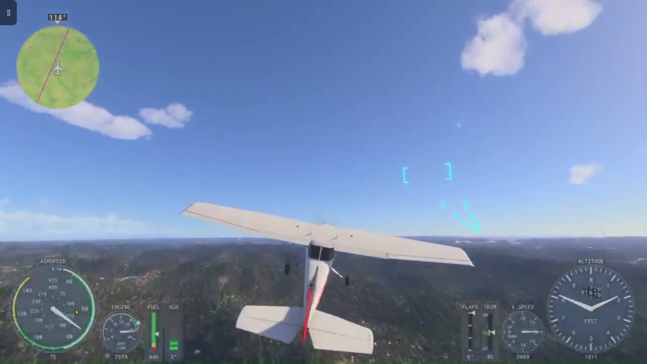 Испытайте ежедневные полеты на самолете Cessna 152 в Microsoft Flight Simulator 2024.